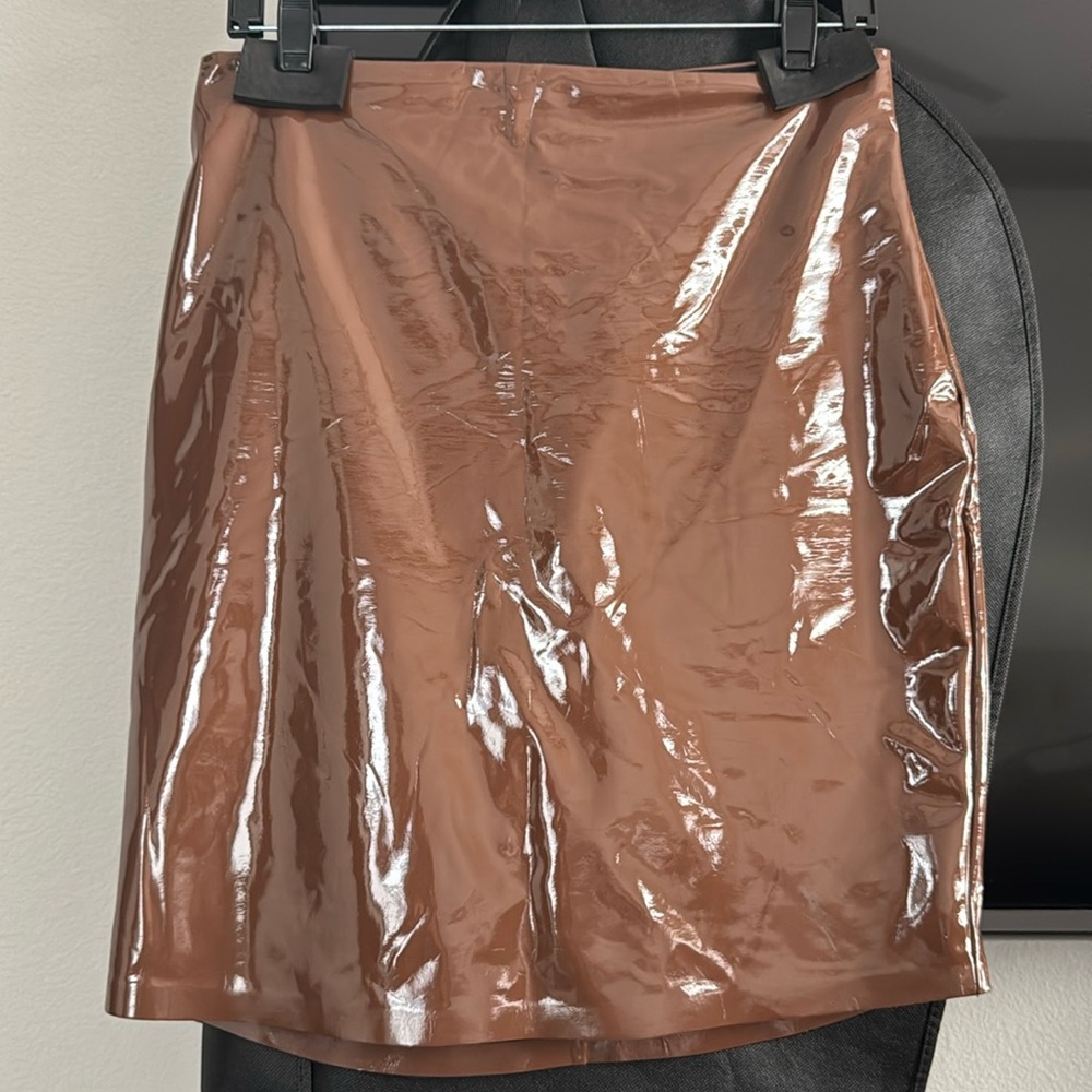 NWT Commando Vinyl Skirt